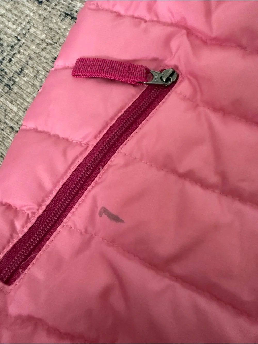 Patagonia Pink Quilted Girls Puffer Vest
